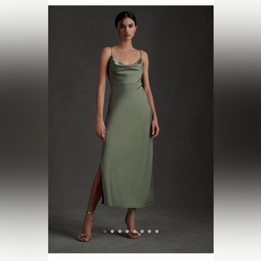 Anthro BHLDN Champagne size 4 bridesmaid/cocktail dress
